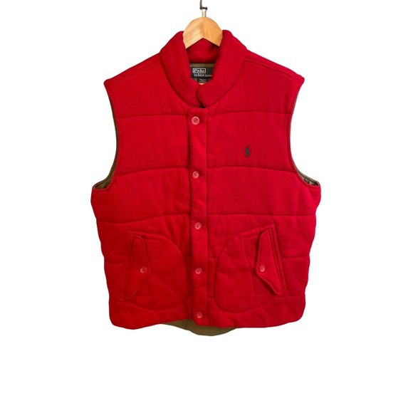 Polo by Ralph Lauren Jackets & Coats Polo Ralph Lauren Red Quilted